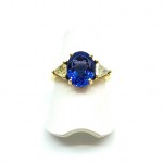 Tanzanite 18k Yellow Gold Ring 